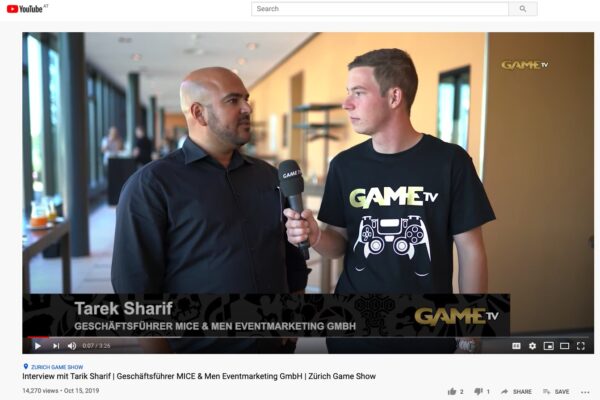 Game TC - Interview mit Tarek Sharif
