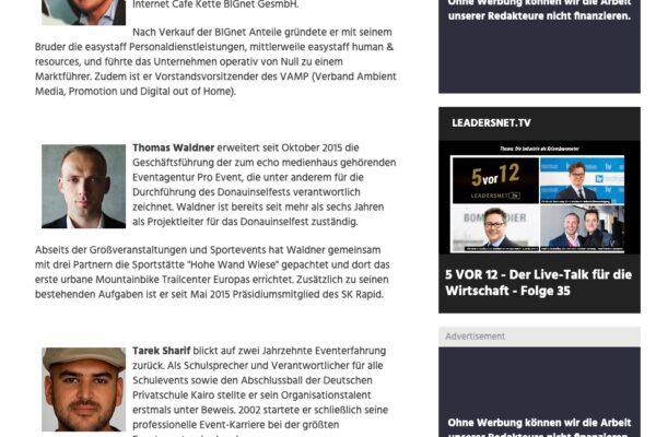 Leadersnet - Ranking